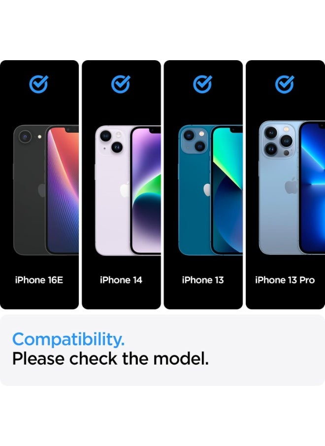Spigen Glastr Align Master iPhone 16e / 14 / 13 and iPhone 13 Pro (6.1 inch) Screen Protector (2 Pack) Premium Tempered Glass Edge to Edge Protection - Full Cover  - Image 2