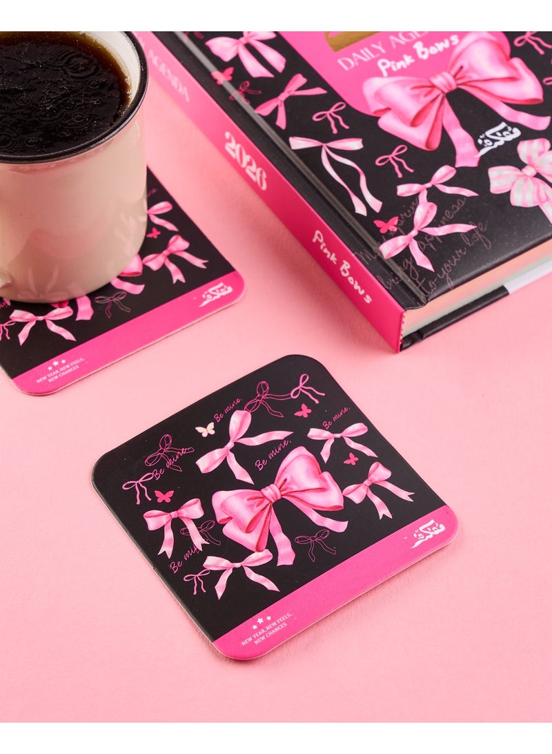 Mofakera Calendar Pink Bow Daily Year Gift Box 2026 ( Agenda ) - Image 2