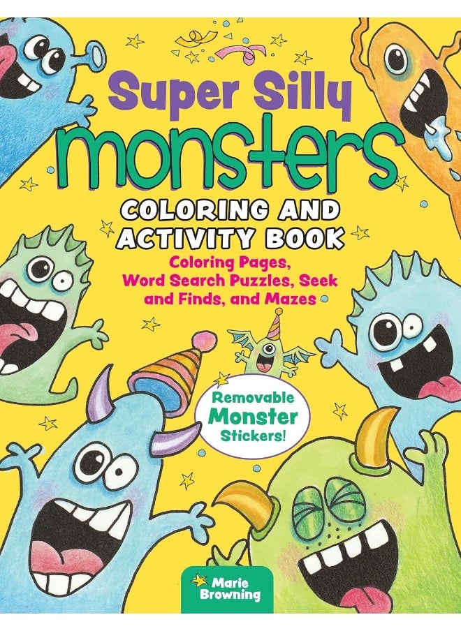 null - Super Silly Monsters Coloring and Activity Book: Coloring Pages, Word Search Puzzles, Seek and Finds, and Mazes - Image 1