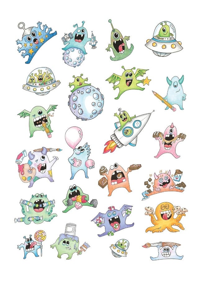 null - Super Silly Monsters Coloring and Activity Book: Coloring Pages, Word Search Puzzles, Seek and Finds, and Mazes - Image 1