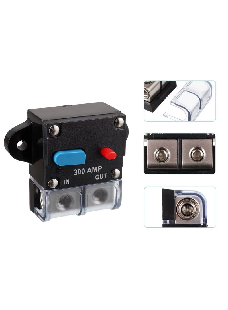 Zikra 300A Circuit Breaker - Resettable, Self Recovery, DC Smart Circuit Breaker With Manual Reset Button for Car Audio and Amps - Image 3