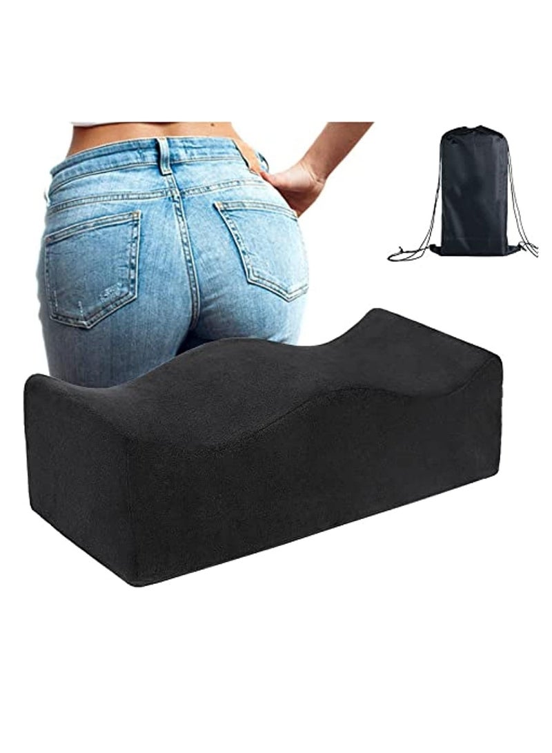 Portable BBL Pillow, Brazilian Butt Pillows for Sitting After Surgery with Drawstring Bag,Seat Pillows,Sit Better After Your Brazilian Butt Lift,Buttocks Support Cushions, Seat Cushion Pillow, Hip Raise Pillow, Leg Support for Car Office Computer Chair  - Image 1