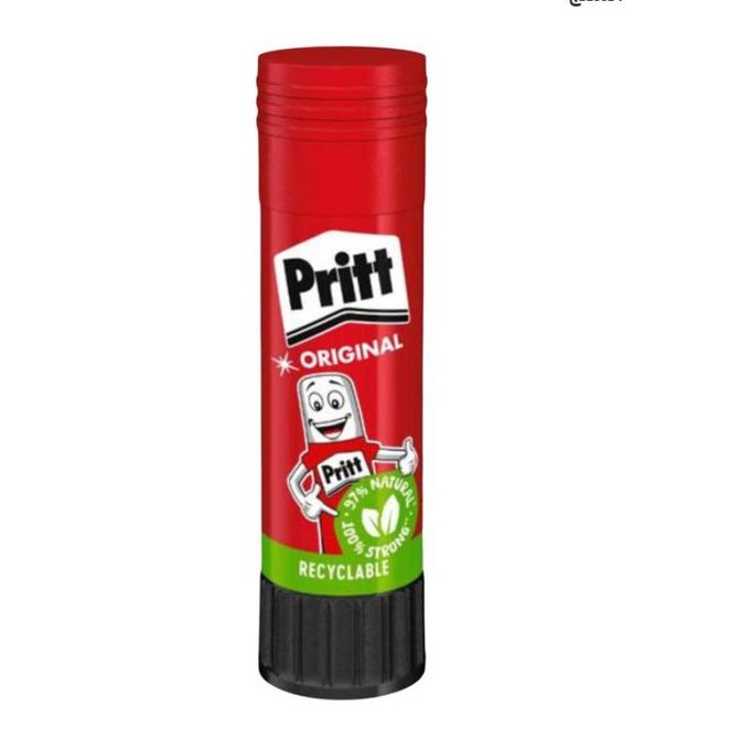 Pritt Glue Stick, Safe Kid Friendly Glue for Arts and Crafts, Strong Adhesive for School & Office Supplies
