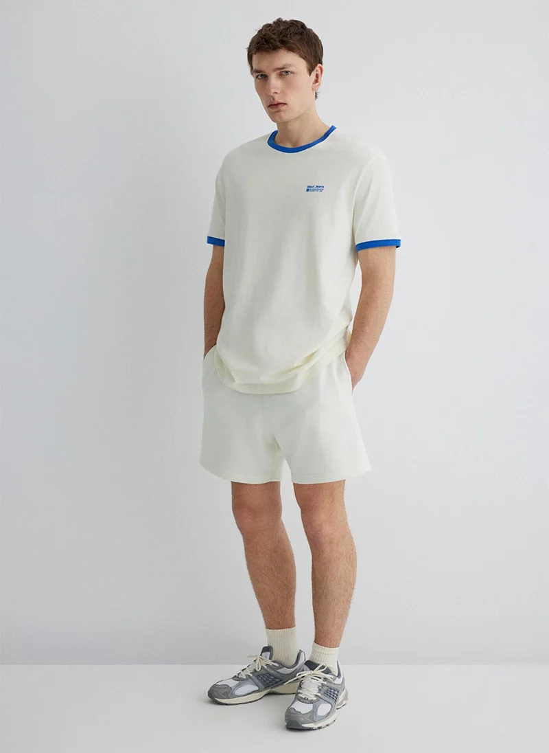MAVI Printed Ecru T-Shirt