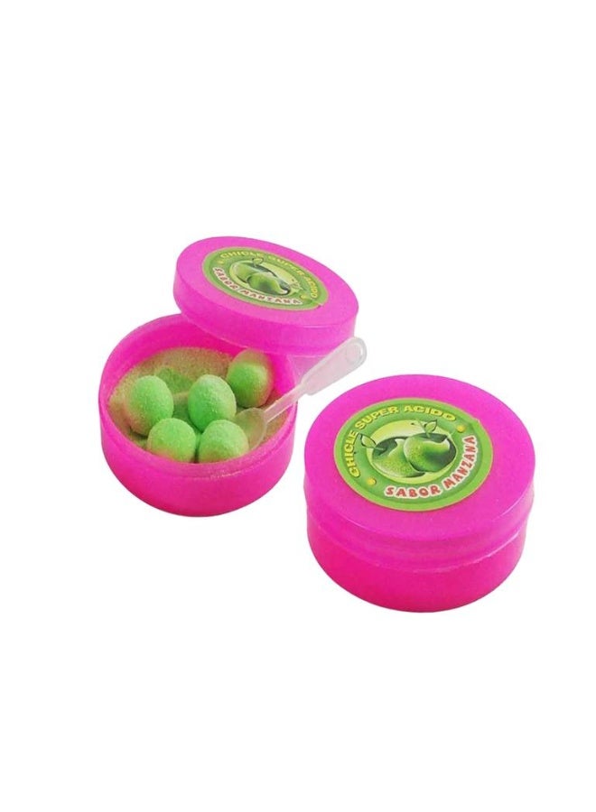 ليان علكة ليان (Lyan) بنكهة التفاح الأخضر الحامض - عبوة توفيرية من 12 قطعة - لبان فقاعات (Bubble Gum) بطعم قوي ومنعش - مثالية للهدايا وتوزيعات الحفلات - Image 1