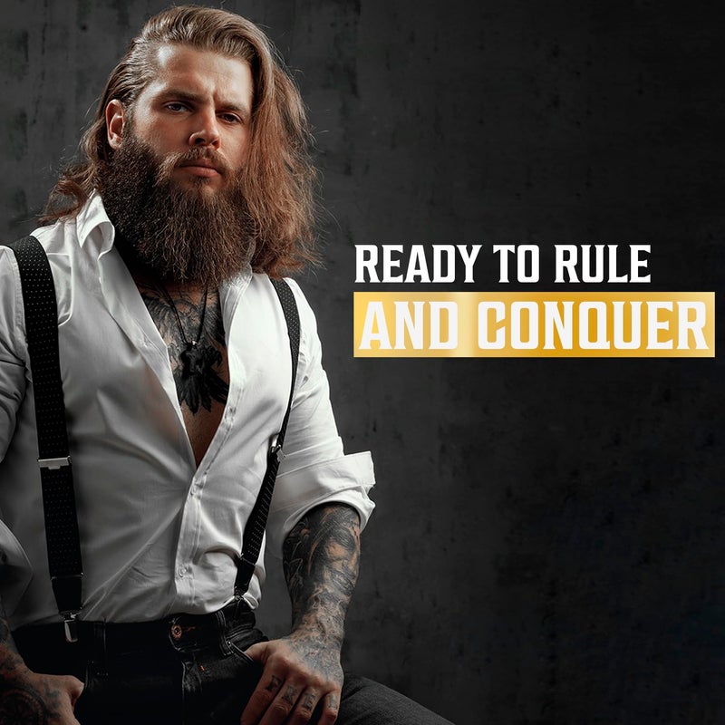 Viking Revolution Beard Wash and Beard Conditioner for Men with Argan Oil and Jojoba Oil - Beard Softener and Strengthener Beard Care Beard Shampoo and Conditioner with Beard Oil (17oz, Sweet Tobacco) - Image 5