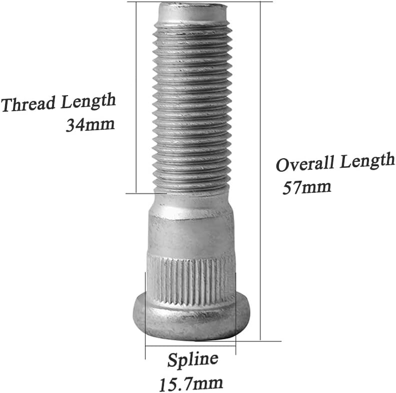 Mysttoo M14x1.50 Wheel Studs 57mm Lug Studs for Tesla and Jeep (5PCS) - Image 3