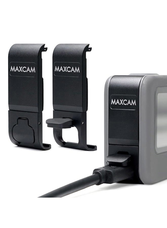 MAXCAM Aluminum Alloy Battery Cover Door for GoPro HERO13/HERO12/HERO11/HERO10/HERO9 Black - Image 1