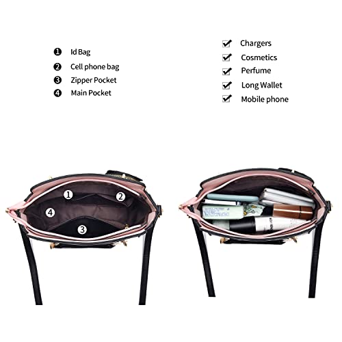 Xiaoyu Fashion Purses and Handbags for Women Ladies Crossbody Bags Top Handle Satchel Shoulder Bags Small Totes (White) - Image 5