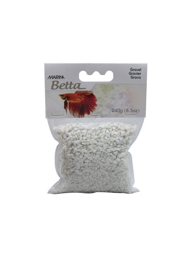 Marina Marina Betta Aquarium Starter Kit, Gravel, White  - Image 1