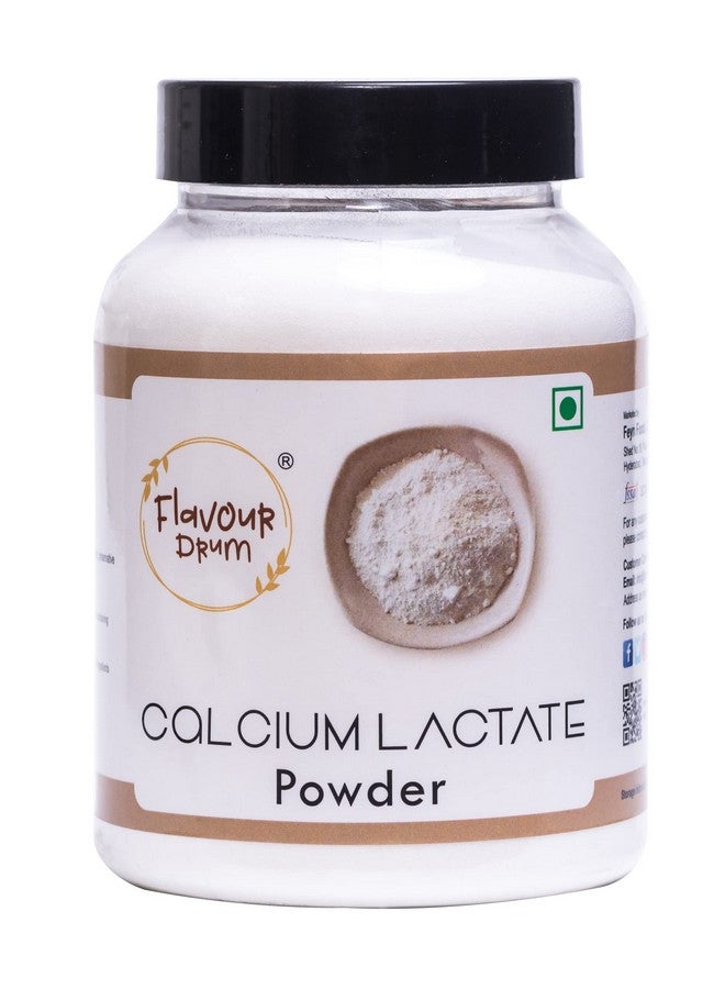 Flavour Drum Calcium Lactate Powder, 300 G | Preservative | Thickener | Improver | - Image 1