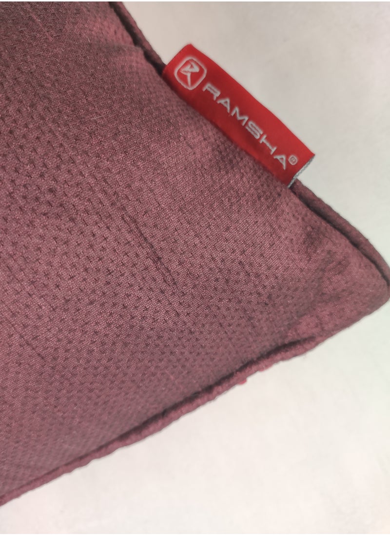 Red & Silver Color Polyester Cushion with Filler for Sofa, Bed, Living Room - CS 085 sofa cushion with insert 30x50cm - pzsku/ZACACFEAB99676F908A70Z/45/_/1732605281/d320a678-65e1-4ff4-aedc-f0abd6e66356