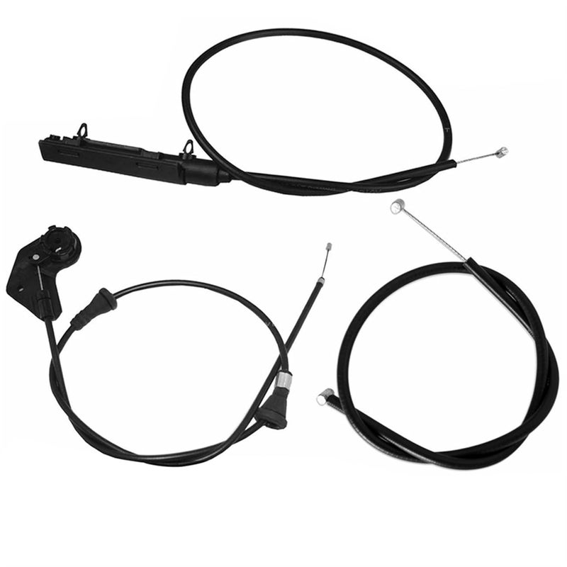 Wivplex 3PCS Engine Hood Release Bowden Cable for BMW E46 - Image 1
