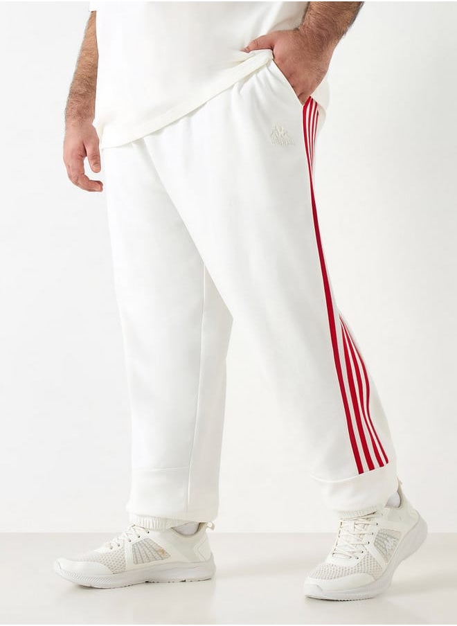 Kappa - Kappa Striped Track Pants with Drawstring Closure and Pockets - Image 1