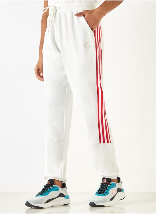 Kappa - Kappa Striped Track Pants with Drawstring Closure and Pockets - Image 1