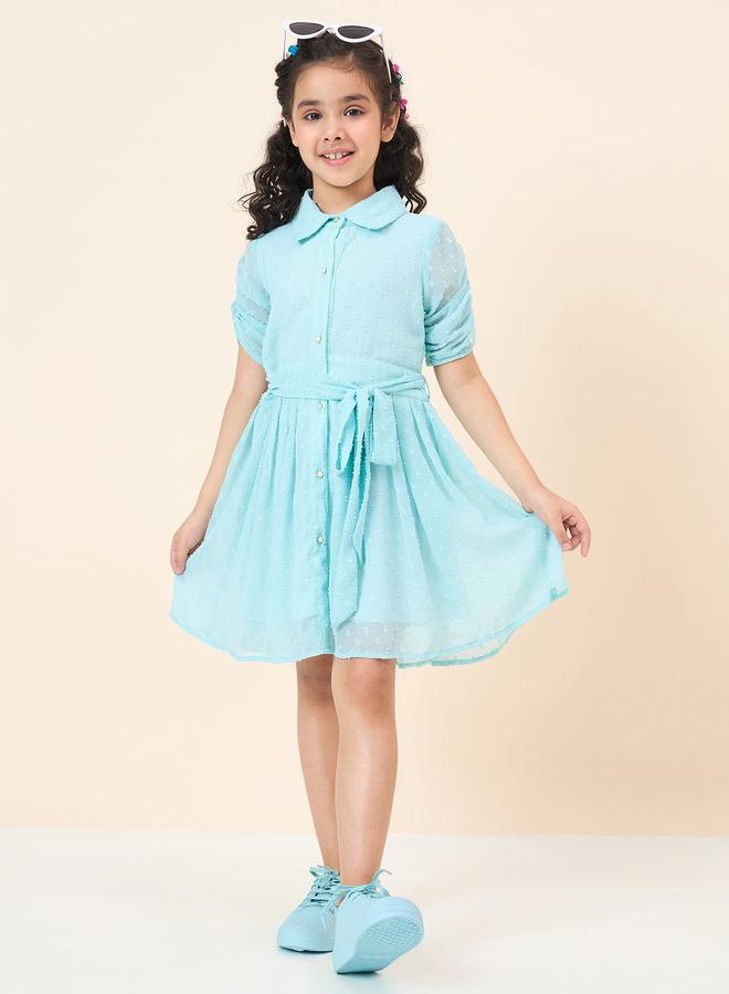 ستايلو بج فستان ستايلو باغ دوبي بحزام ربط - Image 2