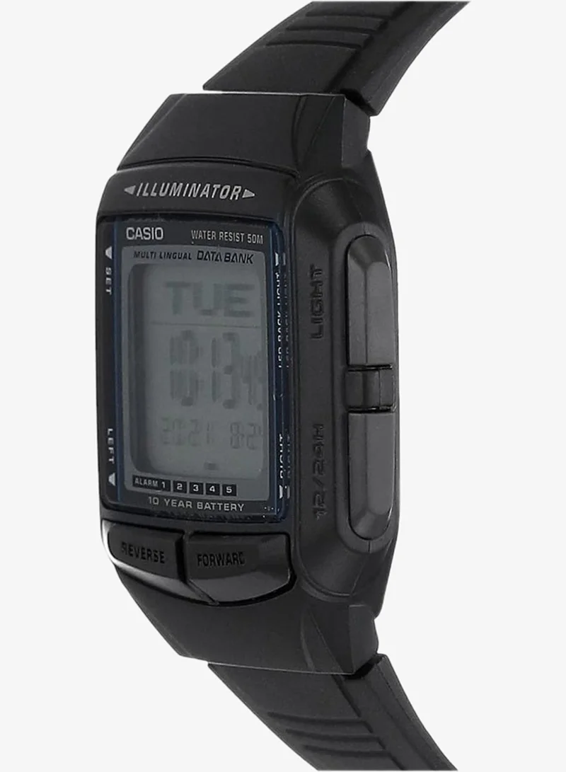 Casio Casio Men's Watch - DB-36-1AVDF Grey Dial, Black Band