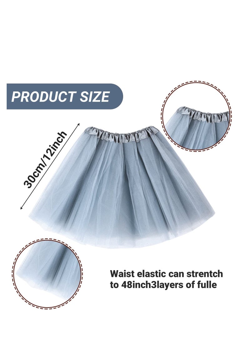 SOLARAE 5 Pack Kids Animal Costume Kit, Bow Tie Tail Tutu with Headband Tail Ears, Suitable for Girls Kids Dress Up Carnival Animals Cosplay Party - Image 3