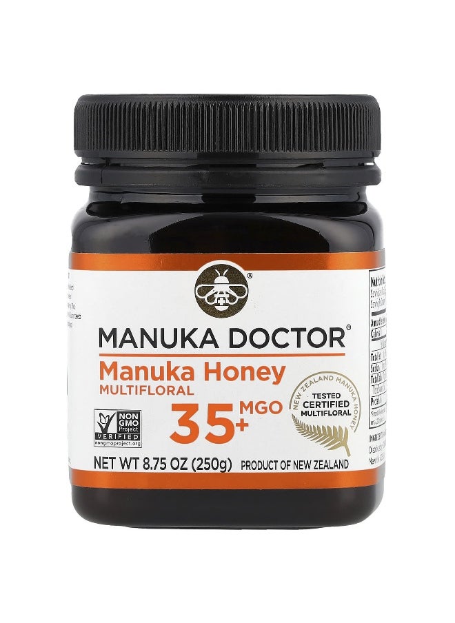 Manuka Doctor Manuka Doctor, Multifloral Manuka Honey, MGO 35+, 8.75 oz (250 g)  - Image 1