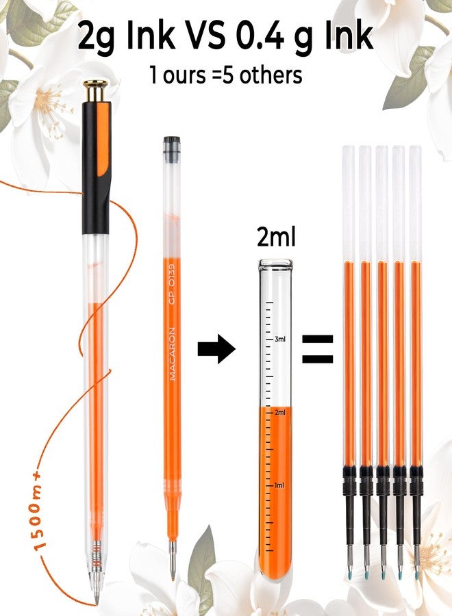 ZSCM Retractable Gel Pen For Adult Coloring, 60 Colors Large Capacity Multicolor Gel Ink Pens, 1 mm Fine Point Smooth Writing Color Pen for Adult Coloring Book Note Taking Aesthetic Art Supplies - Image 3
