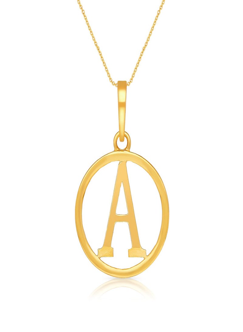 Malabar Gold and Diamonds 22k 916 Purity Gold Pendant for Women DZPN175AY  - Image 1