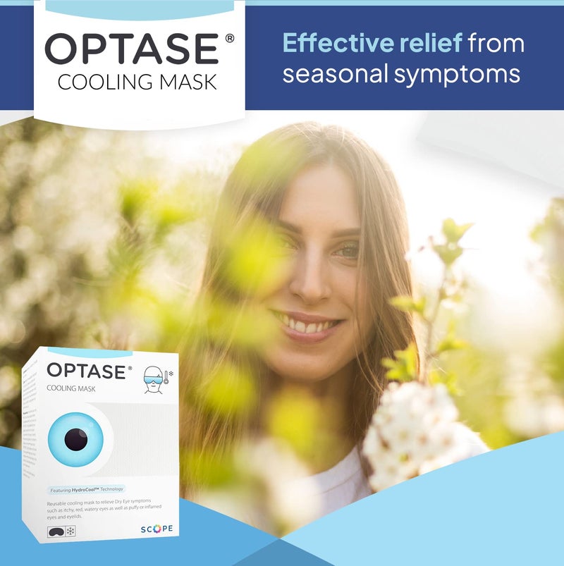 OPTASE Cooling Mask â€“ Gel Eye Mask for Dry Eyes and Seasonal Inflammation Relief â€“ Cold Compress with Innovative HydroCool Technology - Image 3