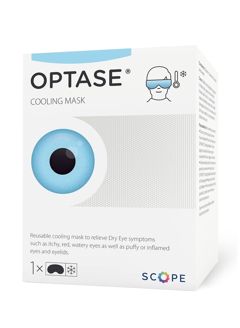 Optase OPTASE Cooling Eye Mask - Gel Eye Mask for Seasonal Inflammation Relief - Premium Cold Eye Mask with HydroCool Technology - Cold Eye Compress for Puffy Eyes - Symptom Relief Eye Gel Mask for Dry Eye - Image 1