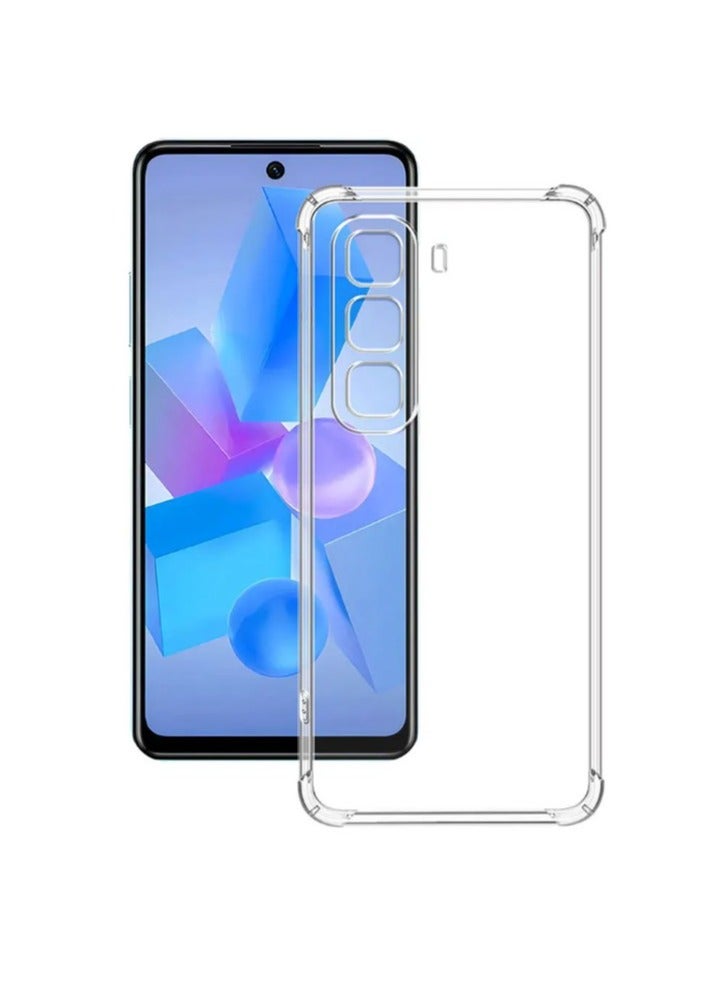Case for Infinix Hot 50 Pro Plus 4G, Soft Back Cover Shockproof Silicone Bumper Anti-Yellowing Full-Body Protective Case  - Image 2