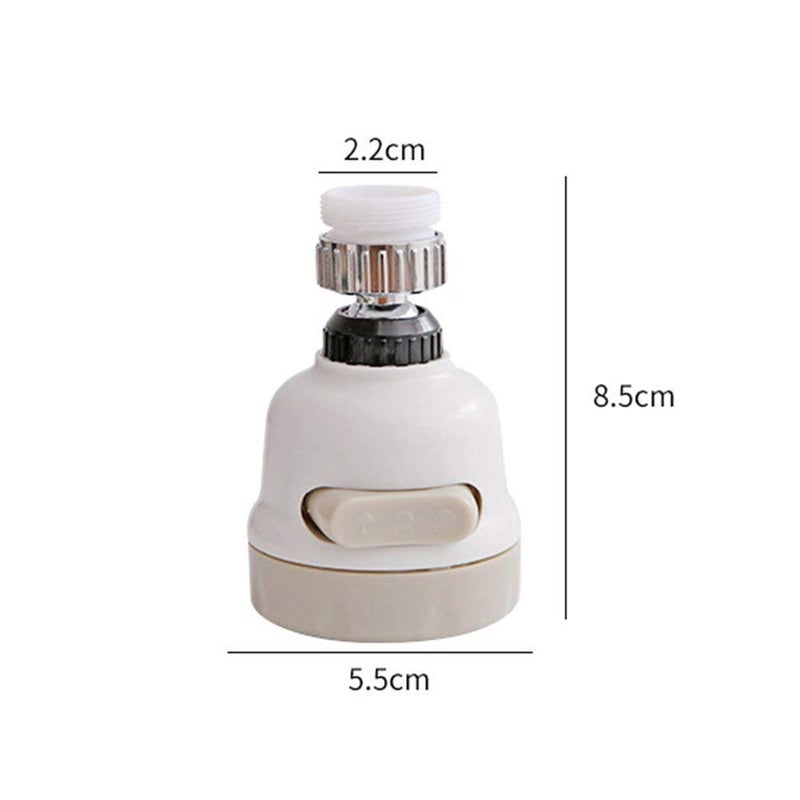 Bolt Silicone and Stainless Steel 360 Degree Rotating Sprinkler Faucet Pressurizing Kitchen Accessory - Image 2