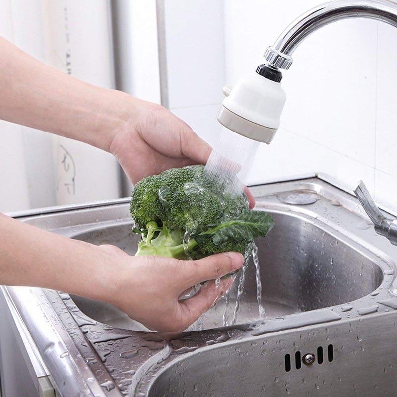 Bolt Silicone and Stainless Steel 360 Degree Rotating Sprinkler Faucet Pressurizing Kitchen Accessory - Image 4