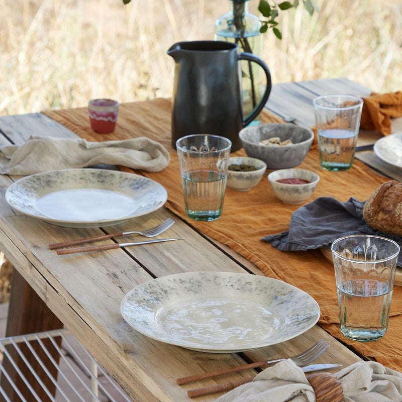 Costa Nova Ceramic Stoneware Dinner Plate  Madeira Collection Cream  Microwave  Dishwasher Safe Dinnerware  Food Safe Glazing  Restaurant Quality Tableware - Image 5