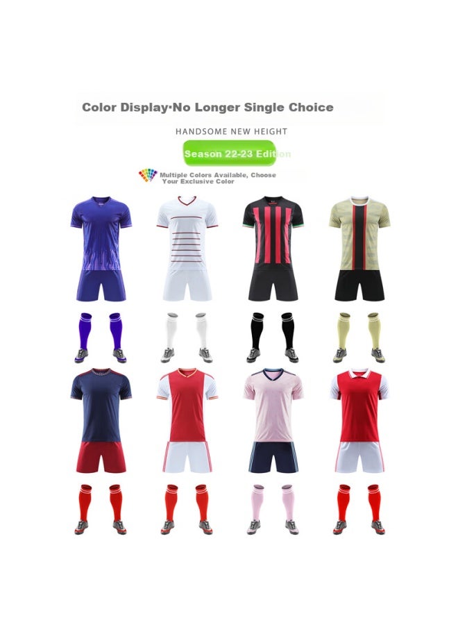 So Many Vips Football Training Suit Set Match Team Uniform Quick-drying Printed Number Logo Jersey Gsagt3x Argentina L - Image 2
