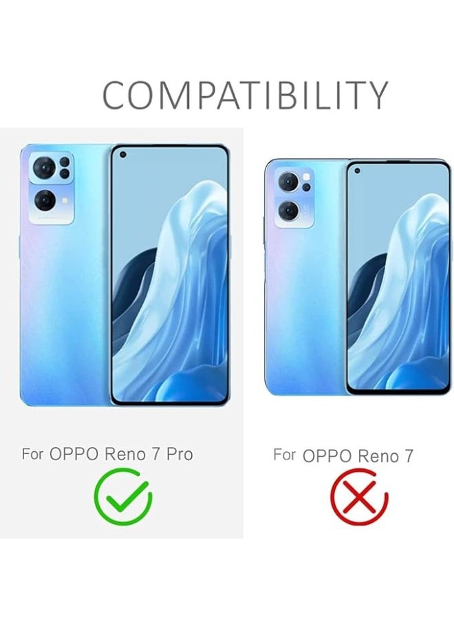 Cover Case Compatible with OPPO Reno 7 Pro Case Crystal Clear Protective Shell with Reinforced Corner Bumper Slim Fit Shockproof Flexible TPU Phone Case for OPPO Reno 7 Pro - Image 4