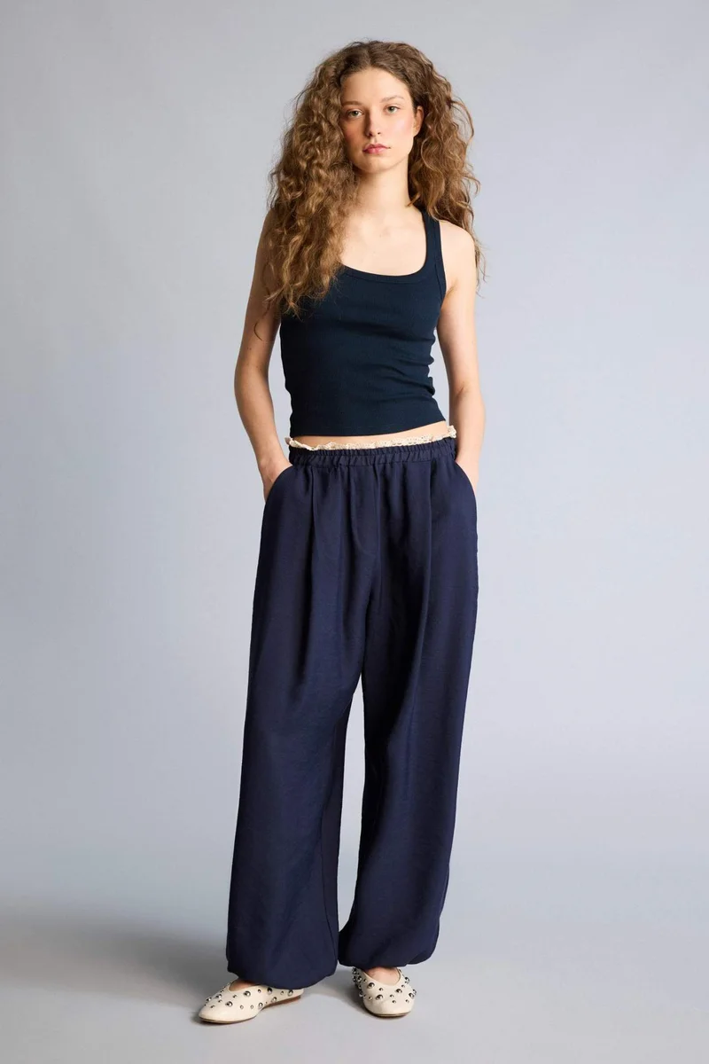 DeFacto Balloon Fit Regular Waist Trousers