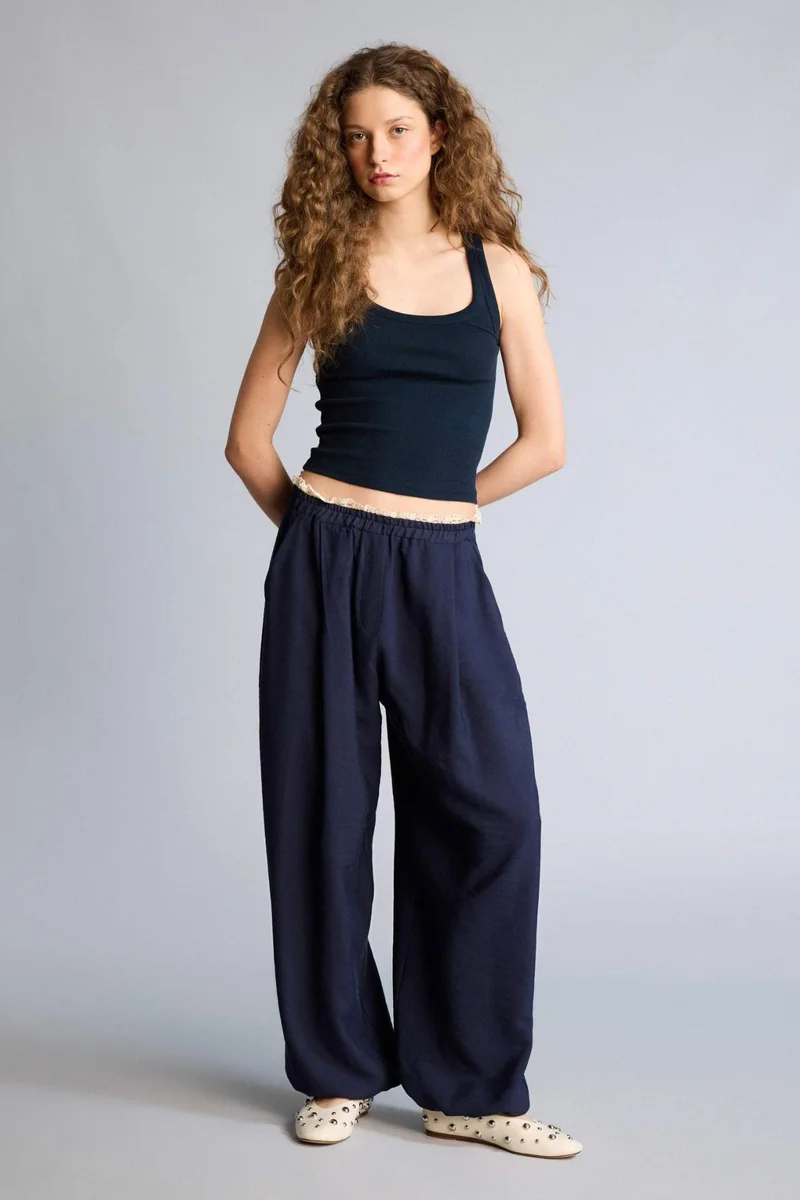 DeFacto Balloon Fit Regular Waist Trousers