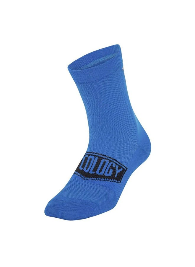 CyCology Reflective Logo Cycling Socks Blue  - Image 1