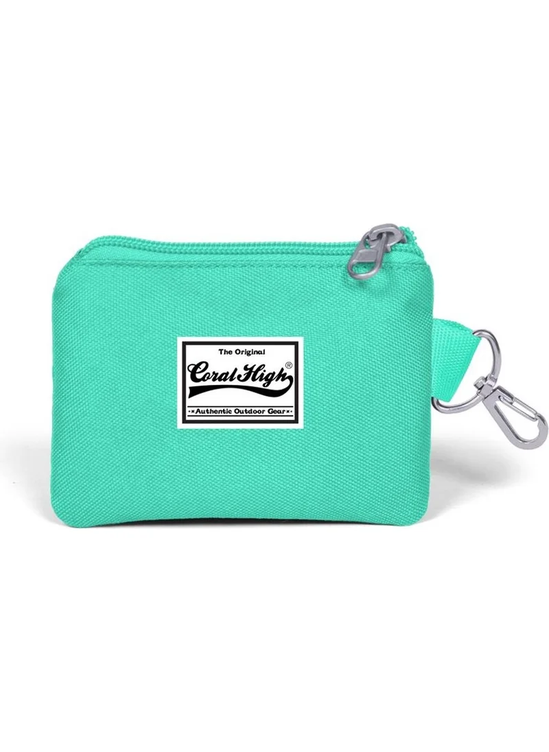 CORAL HIGH Water Green Pink Gradient Coin Purse 21772