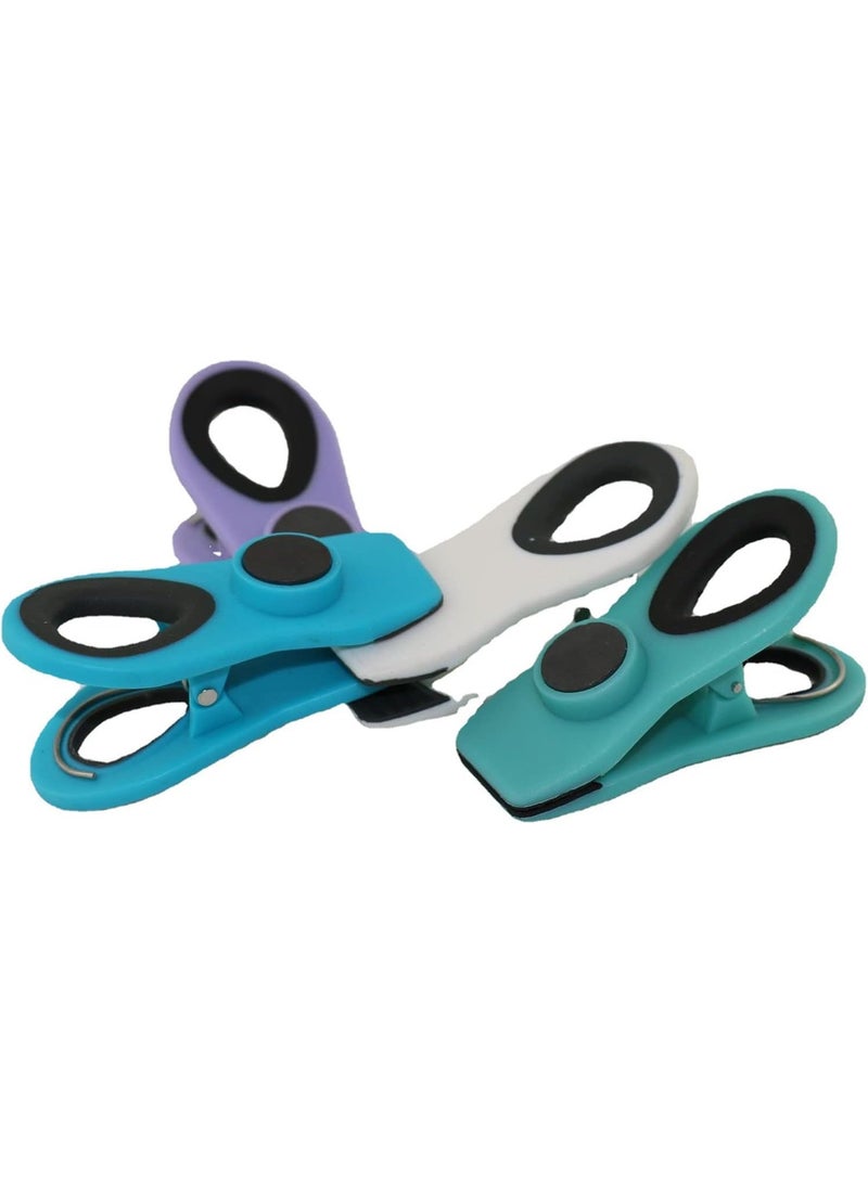 Homera Magnetic Clip Set 3 Heavy Duty Strong Magnet Clips For Bag Sealing Notes Photos Kitchen Fridge Organizer Office Metal Surface Practical Storage Hanging Accessory Easy Use Long Lasting - Image 2