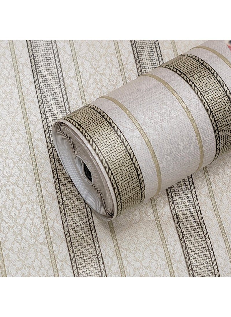 MAF Wallpaper MAF Wallpaper BR560705 3D Embossed Vintage/Classic Design Wallpaper, Non-Woven Wallpaper for living room, bedroom, study, TV background, hotel, office & more  - Image 2