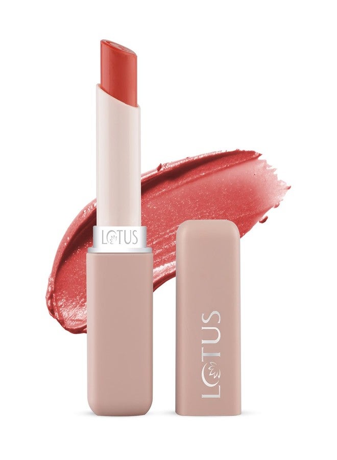 Lotus Makeup LOTUS MAKE-UP Color X Matte Lipstick | Long - Lasting | Vitamin E Infused | Smudge Proof | Bold | Highly Pigmented | Weightless Finish | SABLE - 03 | 3.8g - Image 1