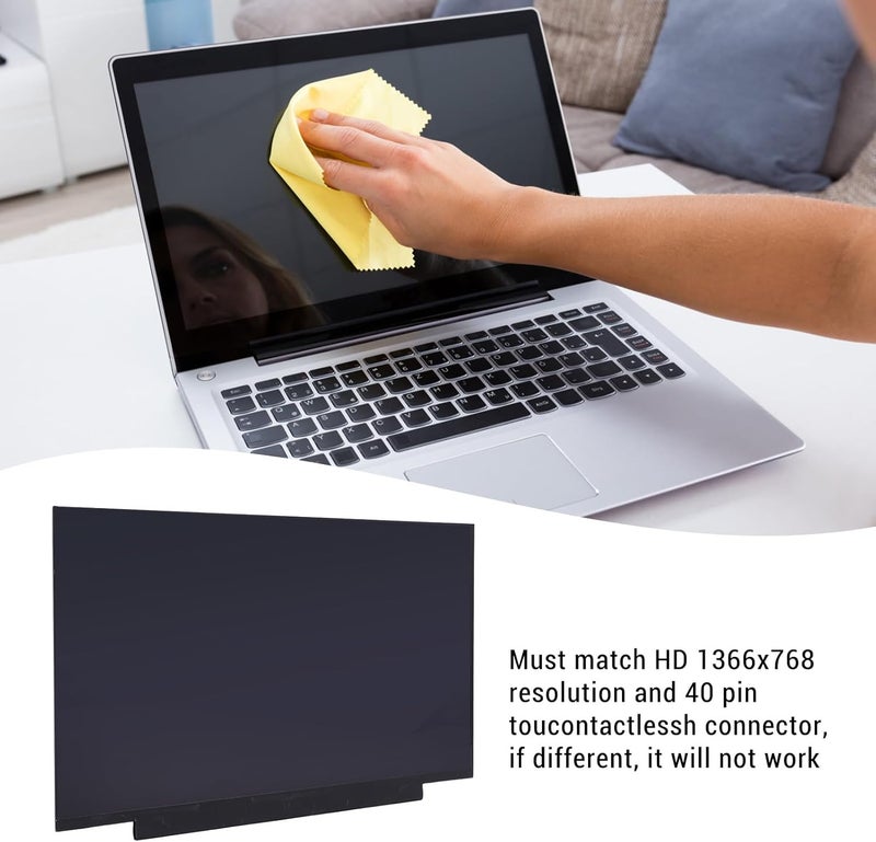 14 Inch LCD Touch Screen Replacement, 1366x768 40 Pin Glossy Display Panel with HD Resolution for Chromebook 14 G6 G7 14A - A 14A - CA 14A - A0011DS 14A - A0012DS - Image 2