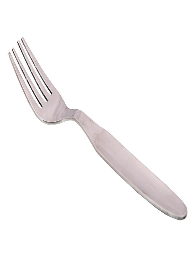 Dev Industries Stainless Steel Forks Set of 12 - Fork Set for Home and Kitchen, Fruit Fork for Dining Table, Shiny and Sturdy Handle Fork 16 cm, Silver (17 Gauge) (Baby Fork (Vikas-Plain), Pack of 12) - Image 2