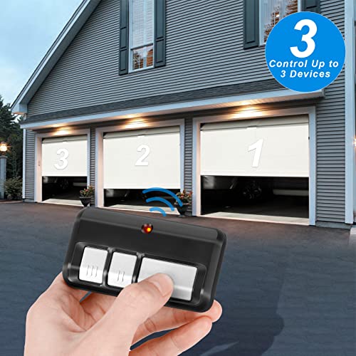 CreaCity 3 for Chamberlain LiftMaster Craftsman Garage Door Opener Remote 893LM 893Max 971LM Universal - Image 3