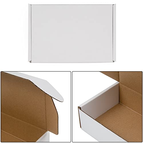 Sodissa 6x4x2 Inches Shipping Boxes Pack of 25, White Corrugated Cardboard Boxes for Small Bussiness - Image 3