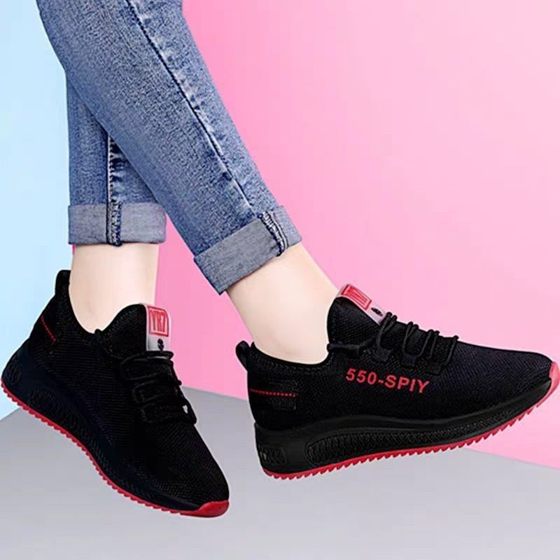 Foreign Trade Casual Cloth Shoes Women's New Sports Shoes Women's Shoes Summer Flats Women's Mesh Shoes Street Stall Shoes Supply Trendyy Sports Shoes - Image 1