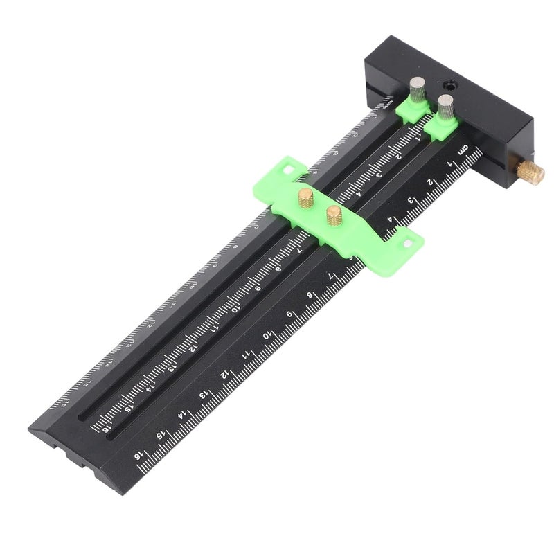 Type 2 Green T Type Scribing Tool 6 Inch Imperial Woodworking Sliding Measurement Layout - Image 5