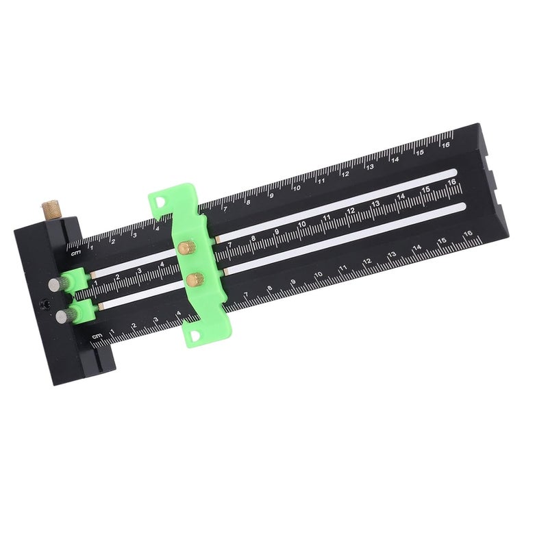 Type 2 Green T Type Scribing Tool 6 Inch Imperial Woodworking Sliding Measurement Layout - Image 4