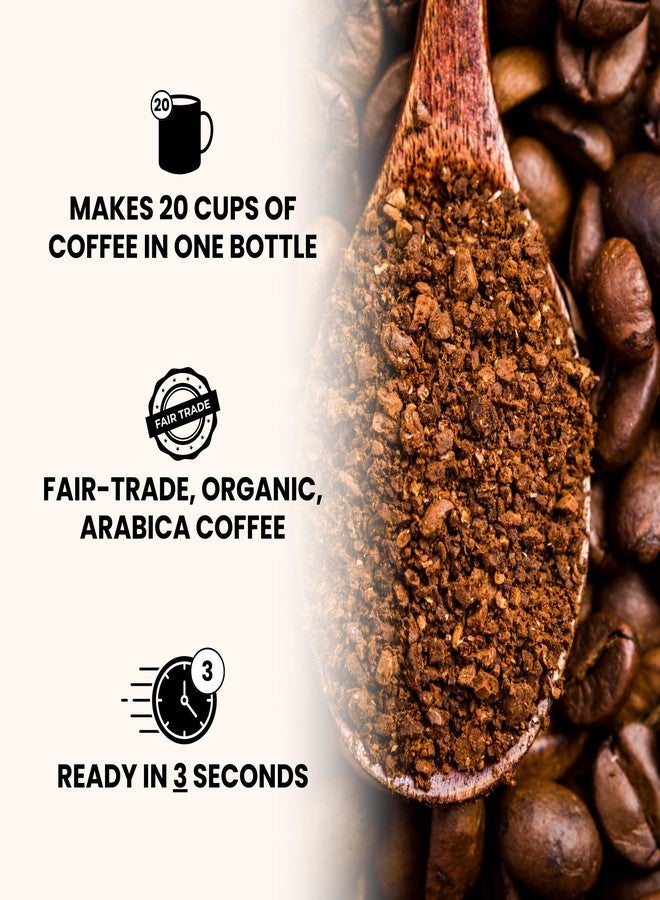 COBA Premium Coffee Concentrate: Bold & Extra Strong Kick - 20x Cups | Instant Cold Brew/ Hot Coffee in Seconds | Specialty, Fair Trade, Organic, Medium Roast, Dairy Free | 2 TEASPOONS/Cup | Rich Flavor (8 Fl Oz (Pack of 1), Original) - Image 4