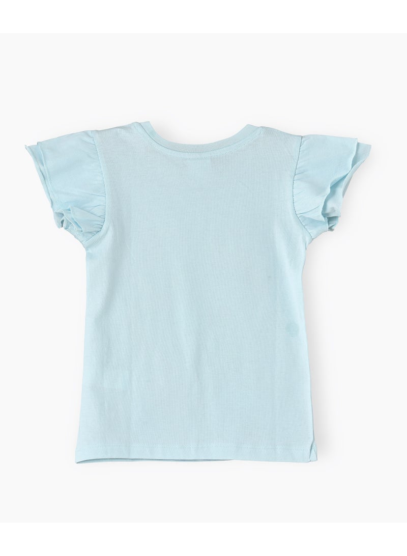 Disney Disney Tshirt for Girls | Casual Wear with Cotton Jersey Fabric | Regular Length - Image 3
