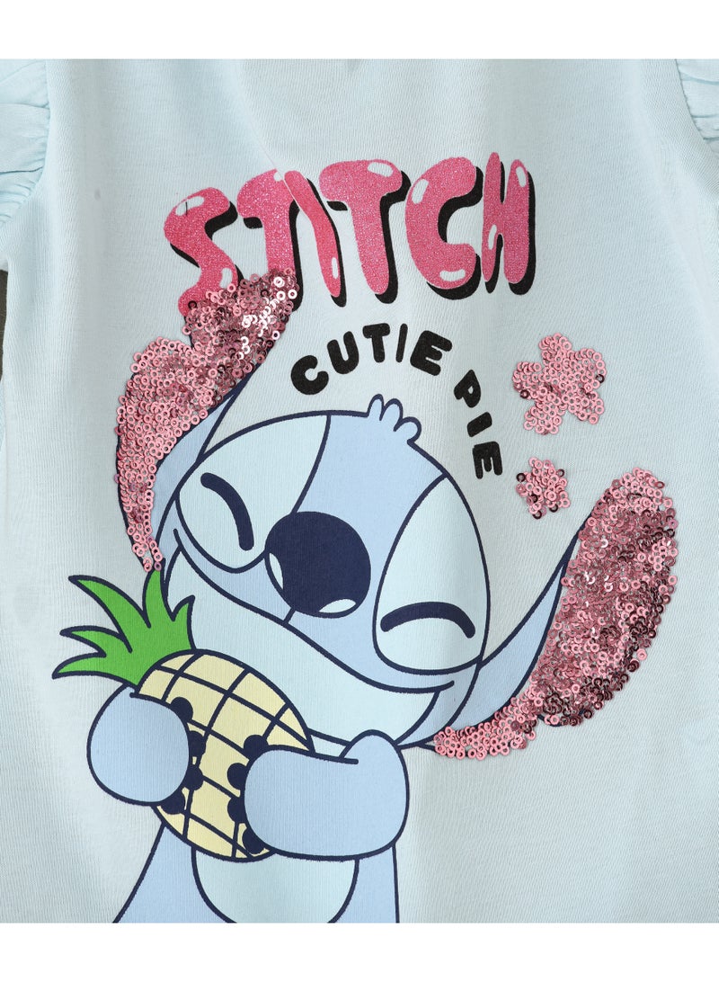 Disney Disney Tshirt for Girls | Casual Wear with Cotton Jersey Fabric | Regular Length - Image 2